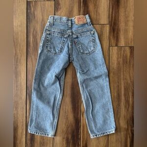 Vtg. Little Levis 550 Red Tab Toddler Boys Sz 6 Relaxed Fit Slim Denim Jeans